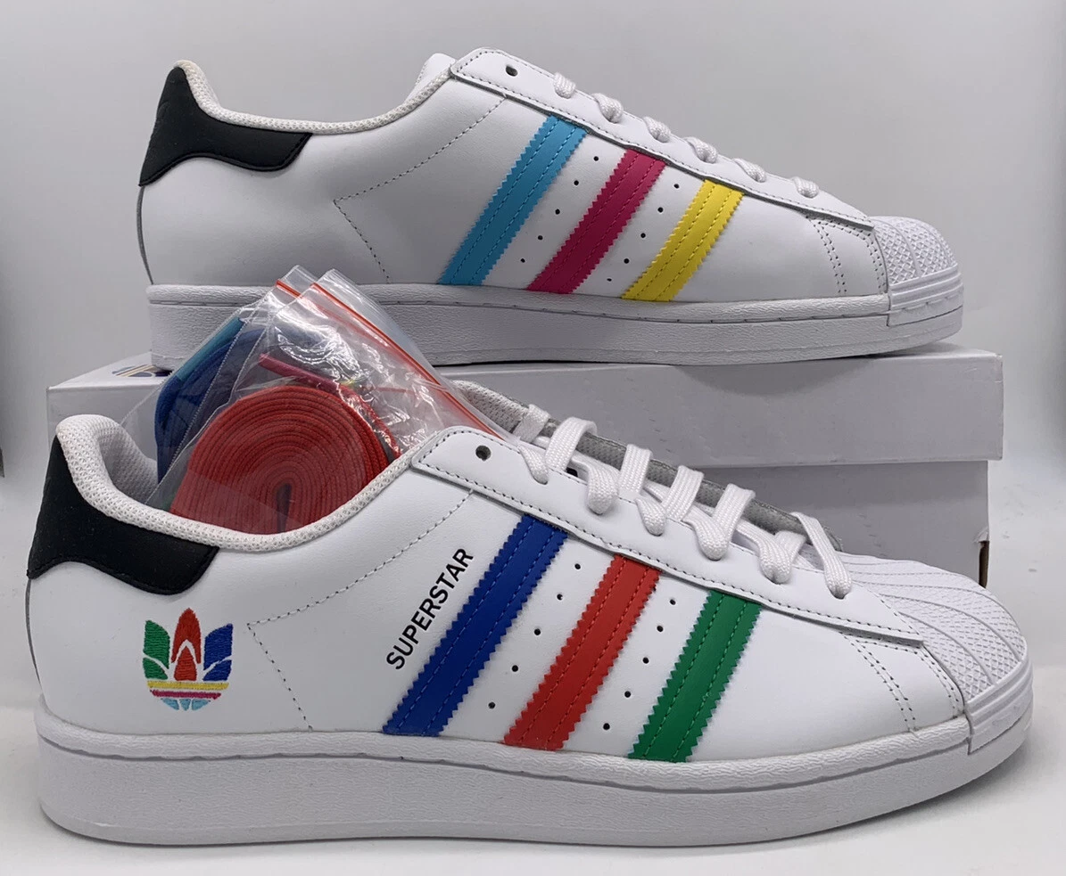 Adidas mens sales shoes colorful