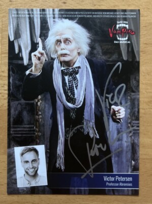 Victor Petersen AK Tanz der Vampire Autogrammkarte original handsigniert