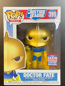 IN HAND FUNKO POP DC JUSTICE LEAGUE DOCTOR FATE #39 FUNKON SUMMER EXCLUSIVE SDCC