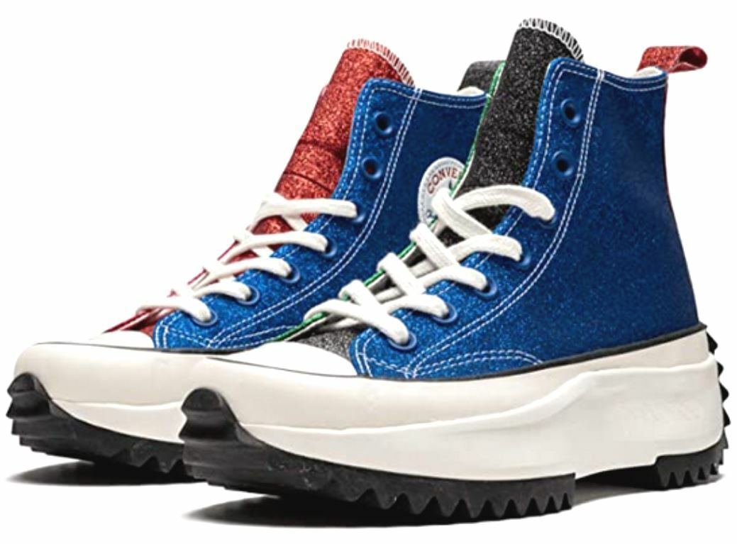 Converse JW Anderson Run Star Hike Hi Glitter Sneaker Shoe Converse JW Anderson Run Star Hike Hi Glitter Sneaker Shoe