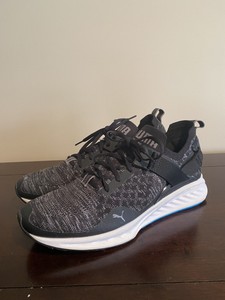 puma ignite black and white