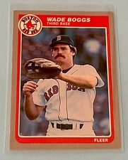 1985 MLB Fleer Baseball | Wade Boggs | #151 | Boston Red Sox MLB HOF NM