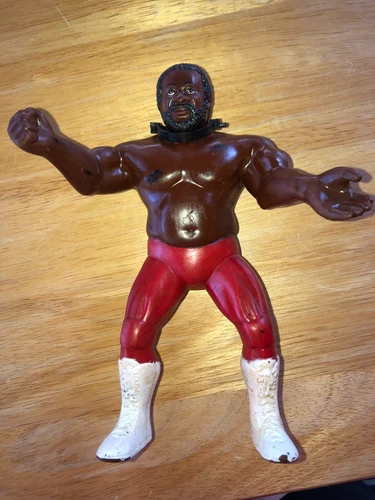 1984 WWF LJN Junkyard Dog Vintage WWE Wrestling 8" Action Figure Titan Sports 