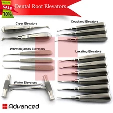 Dental Luxating Elevators Tooth Loosening Extraction Kit Luxation Instruments