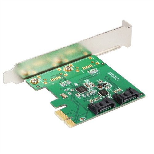 2 Port SATA3.0 PCIE Controller Support RAID0/RAID1 PCIe Expansion Card 6Gbps - Picture 7 of 8