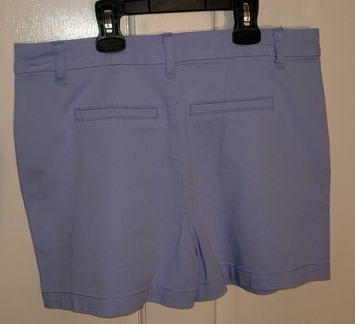 COPPER KEY light Baby Blue Stretch Cotton Chino Shorts. Girls 16 NWT - Picture 4 of 6