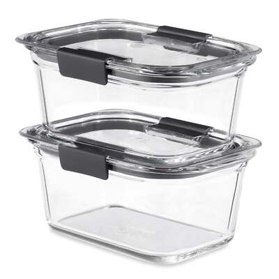 Food Storage Containers, 2-Pack with Lids, and Leak Proof, 4.7 Cup