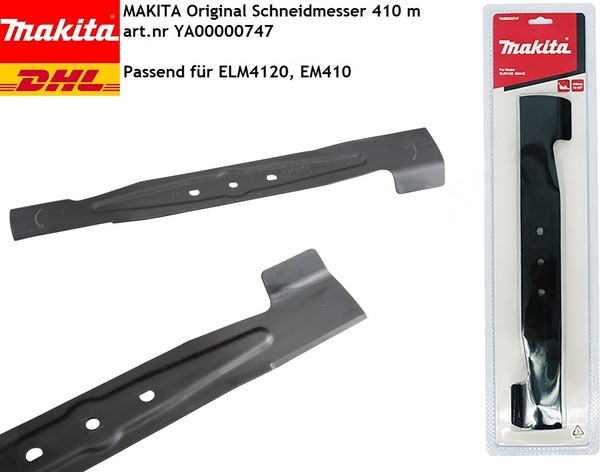 Makita Original-Trennscheibe 410 Mm YA00000747 Passend FüR ELM4120, EM410-image