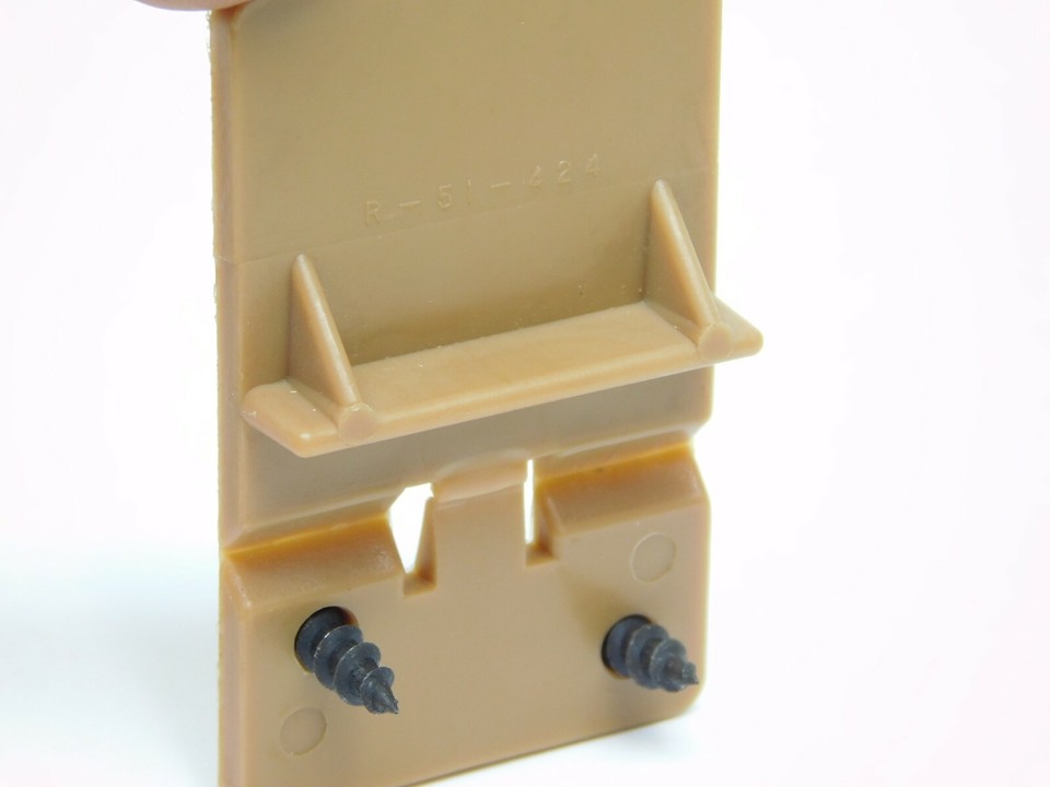 5-Pack with Screws Folding Drawer Pull Out Stop Block Safety Hardware ...