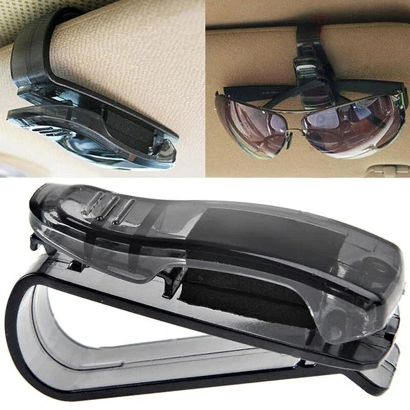 Sunglasses Clip Card Holder Car Sun Visor Storage Glasses Mount