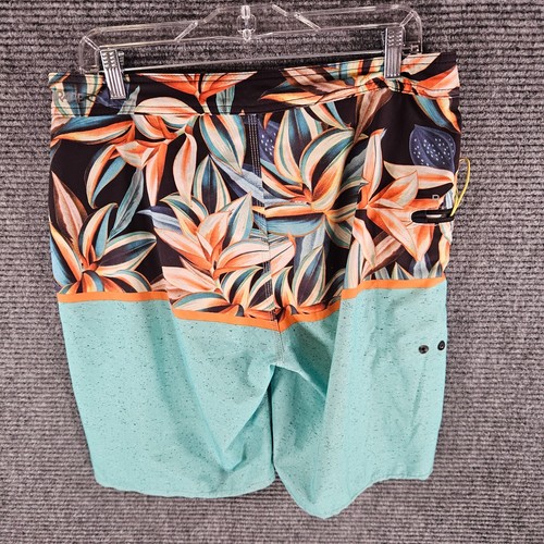 Mens Rip Curl Mirage Swimming Board Shorts Size 33 Floral Tropical Hawaiian - Picture 7 of 7