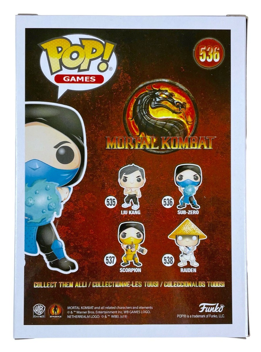 STEVE BLUM Autograph SIGNED Mortal Kombat FUNKO POP Figure