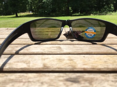 Occhiali Da Ciclismo Uomo Occhiali Da Sole RAZE Polarizzati Galleggianti Pesca Nero Specchio Uv400 - Foto 7