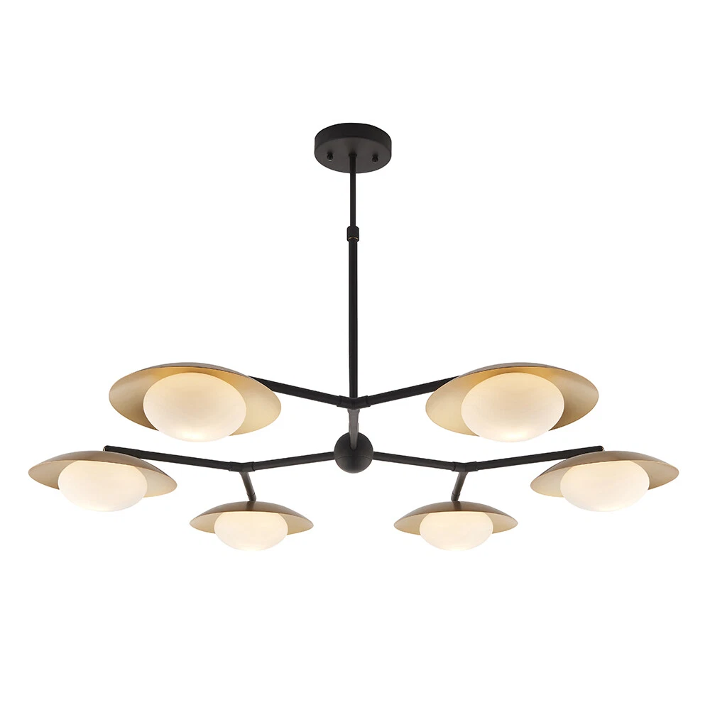 Gold multi bulb ceiling light deals
