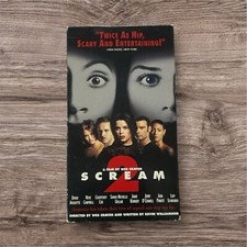 Scream 2 VHS 1998 Movie Tape Horror Sequel Wes Craven 