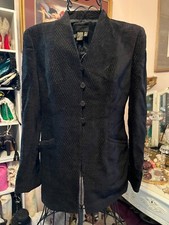 EPISODE Black Corduroy Herringbone Blazer Jac...