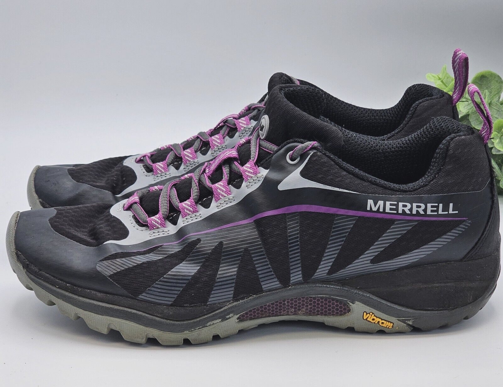 Merrell Siren Edge 3 scarpe sneakers escursionismo donna 8 5 nero Acai Vibram J35750