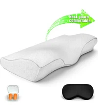TFS Cervical Memory Foam Pillow - Sleeping Contour Ergonomic Orthopedic Pillows