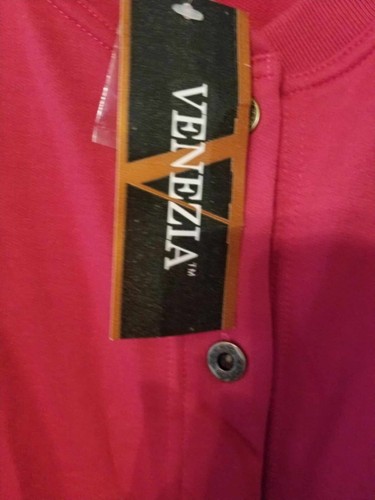 New Women Red 4X Venezia Jacket Style Shirt Blouse Button Comfortable Cozy Warm - Picture 8 of 10