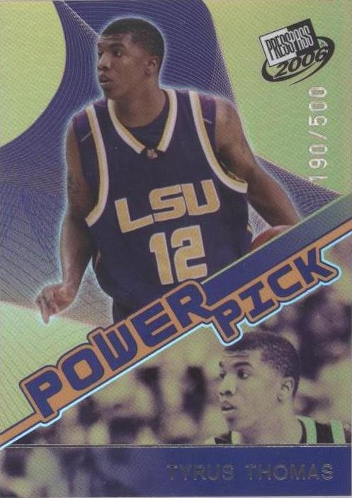 2006 Press Pass - Tyrus Thomas #R38 - 1 of 2