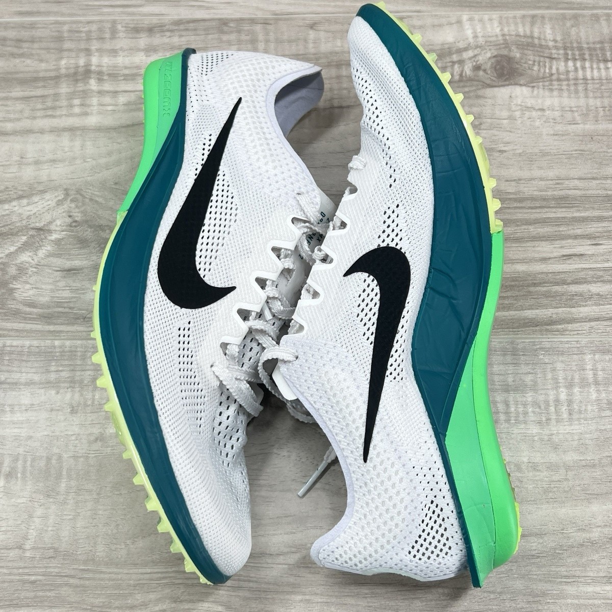 Nike ZoomX Dragonfly 2 White Electric Algae Track FD8413-102 Mens