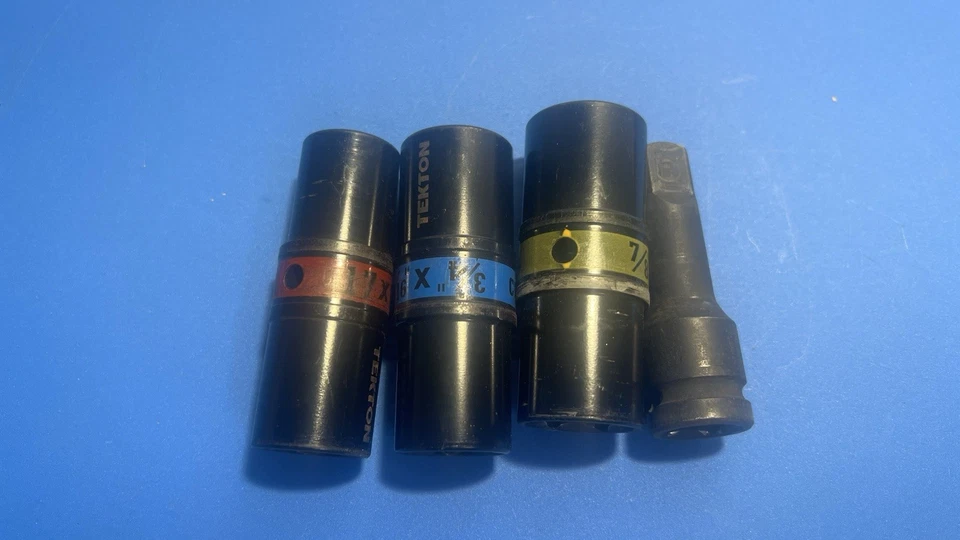 "Juego de enchufes abatibles de impacto TEKTON 4950 1/2"" - 4 piezas, SAE y métrico" Foto 4 de 4