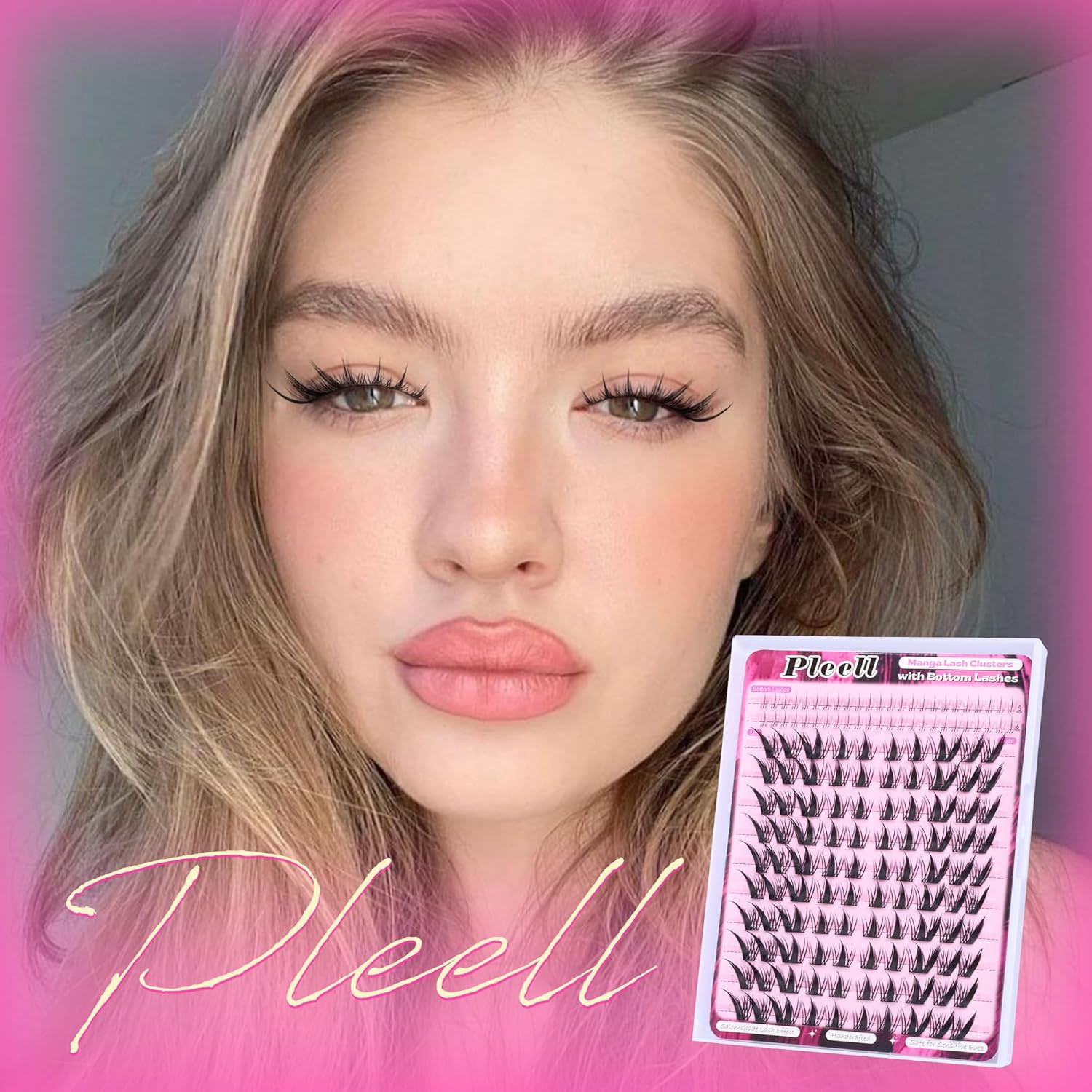 Fox Eye Lash Clusters Fairy Eyelash Clusters with Bottom Lashes Wispy Spiky Clus