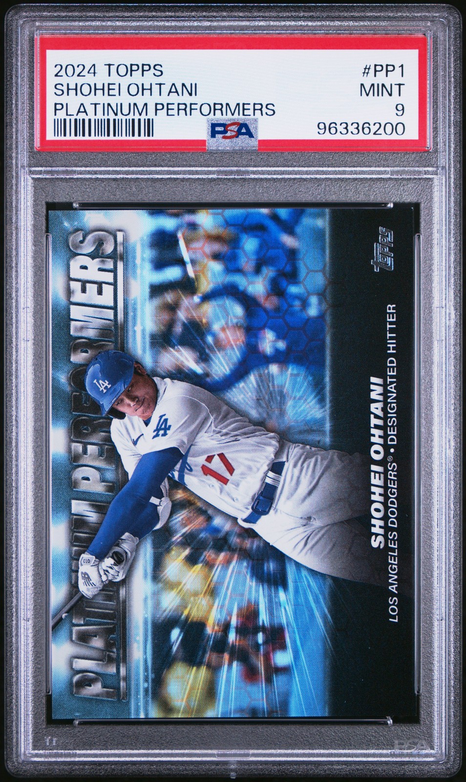 2024 TOPPS PLATINUM PERFORMERS #PP1 SHOHEI OHTANI PSA 9
