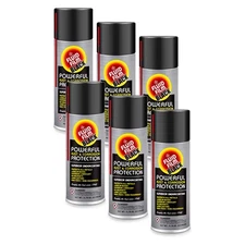 6PK Fluid Film Black 11.75oz Rust & Corrosion Protection Prevention Aerosol Cans