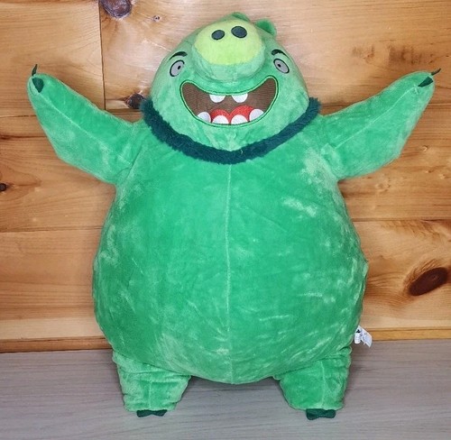 Angry Birds Jumbo Red 24in Jumbo Green King Leonard the Pig Plush 26in - Picture 17 of 23