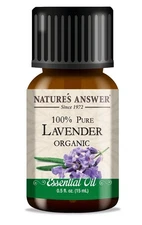 Nature's Answer Essential OIl Organic Lavender 0.5 oz Liquid
