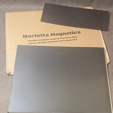 Marietta Magnetics - 7 Magnetic Sheets of 8.5" x 11" Adhesive 20 mil + 3 Smaller