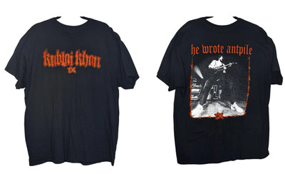 Kublai Khan He Wrote Antpile limited drop benefit band T-shirt S-5XL