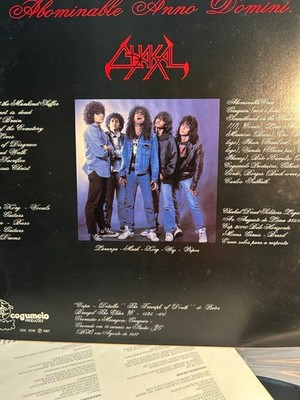 Chakal Abominable Anno Domini Cogumelo Brazil LP 1987 Sepultura