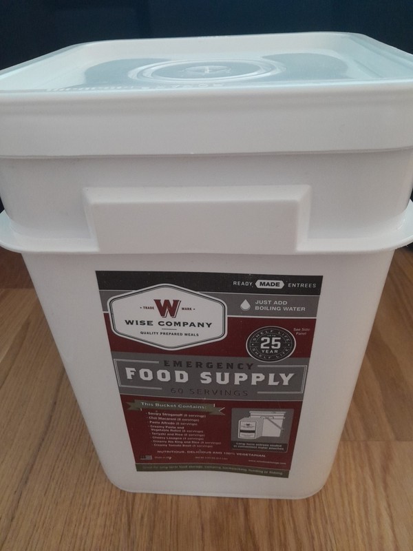 Wise Company Emergency Food Supplies 60 Servings Ready to Eat