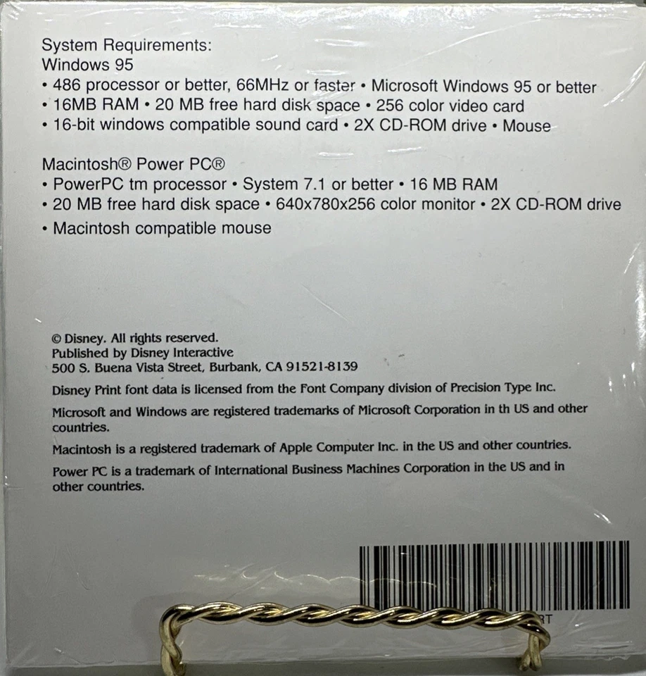 Disney's Magic Artist Classic PC CD Rom 95 98 Macintosh Collectible Mickey - Image 2 of 4