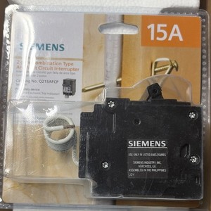Siemens Q215AFCP 15A 2-Pole Combination Type AFCI Circuit Breaker 120V AC