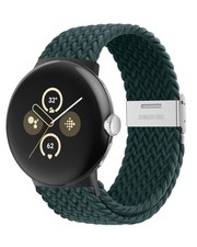 Stretchy Braided Bands for Google Pixel Watch 4/3/2 - Elastic Nylon Sport Straps