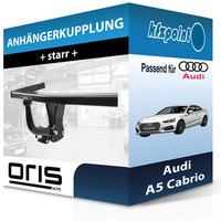Oris AnhäNgekupplung Starr Passend für Audi A5 Cabrio 02.2009-01.2017 Neu