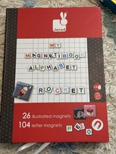 Janod Magnetibook Alphabet- Children's Letter Activity - Preowned  see Details
