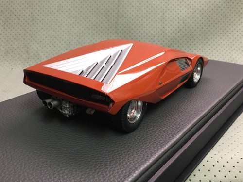 Topmarques 1/18 Lancia Stratos Zero Concept 1970 Orange Mmint Sold Out Limited E - Picture 4 of 10