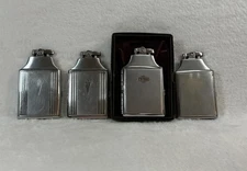 Lot Of 4 Vintage Ronson Cigarette Lighters/cases
