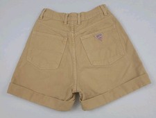 Vintage Guess Georges Marciano Denim Jean Shorts Triangle Logo USA 80s 90s READ 