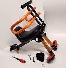 Child Bike Seat, Kids Bike Seat with Guardrail, High Seat Cushion Backrest Mo...