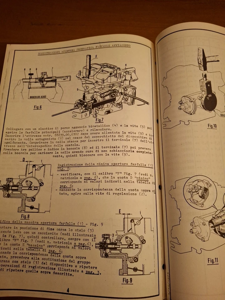 CARBURATORI E. WEBER- TIPO 32/36 DGAV PER FORD TAUNUS CAPRI GRANADA DIANA 2000 - Immagine 4 di 4