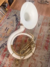 1970s Conn Fiberglass Sousaphone - Neck And Bits Included