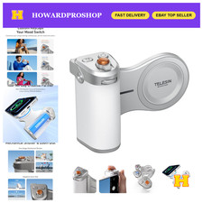 Ergonomic DSLR-Style Phone Camera Grip with 3200mAh Battery  Wireless Shutter