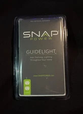NIB SnapPower GuideLight Outlet Wall Plate LED Pathway Night Light -Almond Color