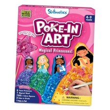Poke-in Art   Magical Princesses, Wood Craft Kit, Gift for Kids  DIY Mess