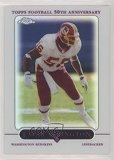 2005 Topps Chrome Refractor LaVar Arrington #138 7xr